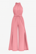Clara – Asymmetric jumpsuit – Pink / M