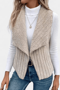 Clara – Soft cardigan – Khaki / M