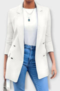 Clara – Classic blazer – Navy Blue / L