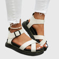 Clara – Lina Comfort Sandals – Black / 36