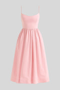 Clara – Midi dress – Pink / S