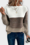 Clara – Patchwork Jumper – Green / M