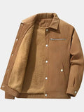 Corde – Sherpa jacket in corduroy – Camel / XL