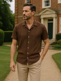 Daniel – Camp Shirt Valmoré – Beige / M