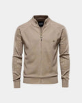 Daniel – Jacquard Jumper – Khaki / M