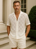 Dennis – Coastal Reverie Polo – White / L