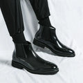 Dwight – Faux Leather Chelsea Boots – Black / 41
