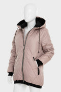 Elara – Elegant parka in luxurious design – Pink / XL