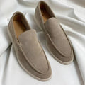 Elegant Suede Loafers – Black / 40
