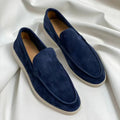 Elegant Suede Loafers – Black / 41
