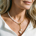 Elegant necklace with pearls – image 2