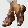 Elin – Supportive Sandals – Brown / 37