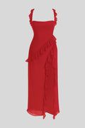 Elina – Maxi dress – Red / S