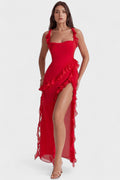 Elina – Maxi dress – Red / XS
