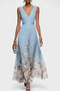 Ella – Maxi Dress – Light Blue / S