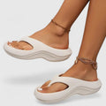 Ella – Supportive Sandals – Black/White / 36