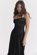 Emilie – Maxi Dress – Black / L