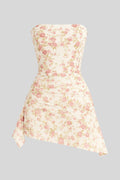 Esme – Mini dress – Rose pattern / S
