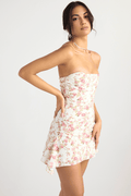 Esme – Mini dress – Rose pattern / M
