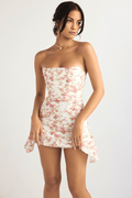 Esme – Mini dress – Rose pattern / L