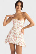 Esme – Mini dress – Rose pattern / XS