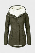 Estrid – Lined winter jacket – Green / M