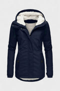 Estrid – Lined winter jacket – Green / XL