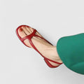 Filippa – Supportive Sandals – Wine Red / 37