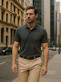 Frans – Essential Cotton Polo – Dark Grey / M