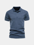 Frans – Essential Cotton Polo – Dark Grey / S