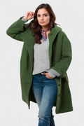 Freja – Half-length elegant jacket – Grey / L