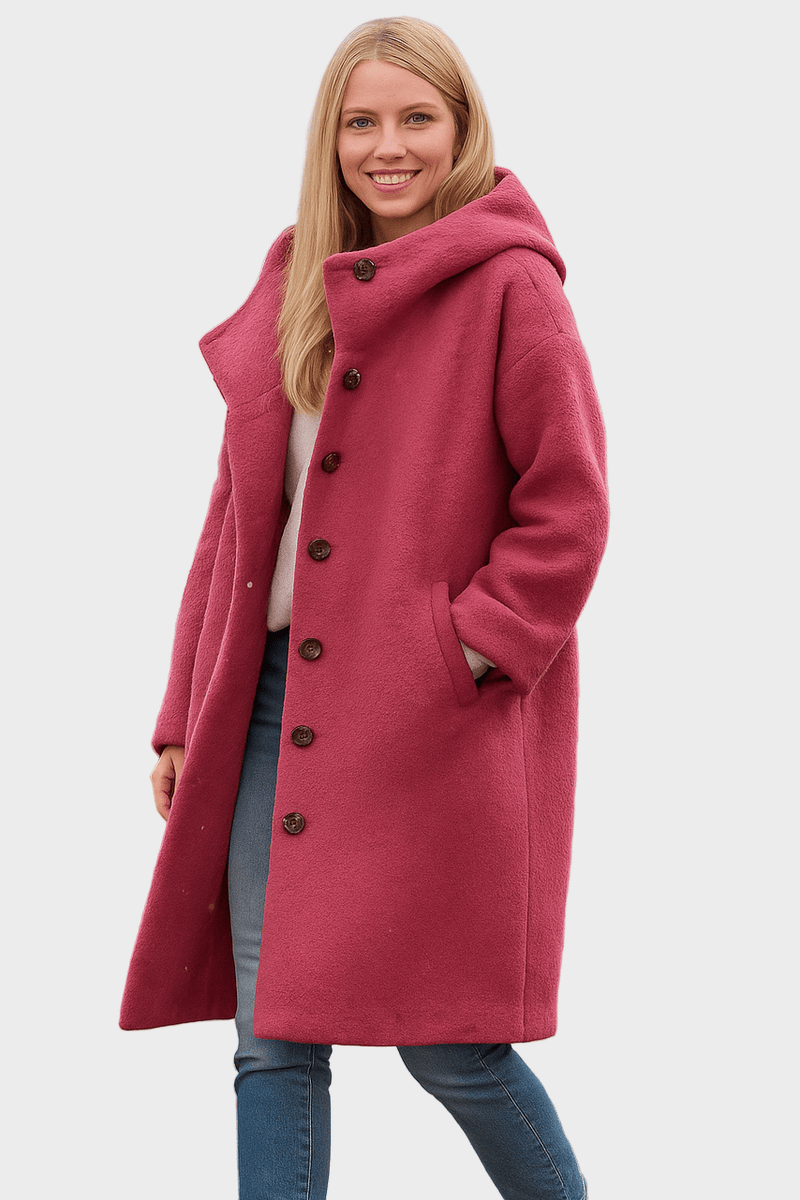 Freja – Half-length elegant jacket – Grey / S