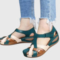Freja – Supportive Sandals – Green / 37