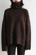 Frida – Cashmere Jumper – Coffee / L