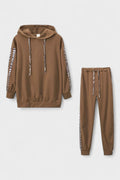 Frida – Women's jogging set in luxurious soft comfort – Brown / M