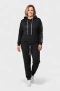Frida – Women's jogging set in luxurious soft comfort – Brown / L