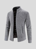 Havn – Warm fleece jacket – Light Grey / S