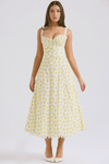 Yellow floral pattern