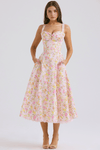 Pink floral print
