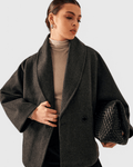 Helena – Tweed coat – Grey / S