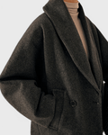 Helena – Tweed coat – Grey / M