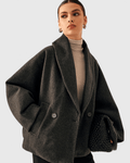 Helena – Tweed coat – Grey / L