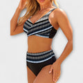 Helene – Colorful swimsuit – Blue / XL