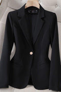 Helene – Tailored blazer – Beige / L