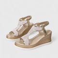 Helle – Supportive Sandals – Beige / 36