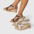 Helle – Supportive Sandals – Black / 37