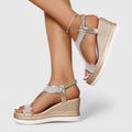 Helle – Supportive Sandals – Beige / 37