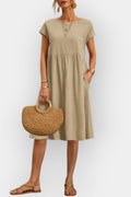 Helle – Timeless vintage dress – Pike colored / M