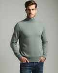 Henrik – High-Neck Jumper – Black / S