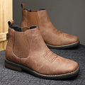 Henrik – Classic leather Boots for men – Brown / 41